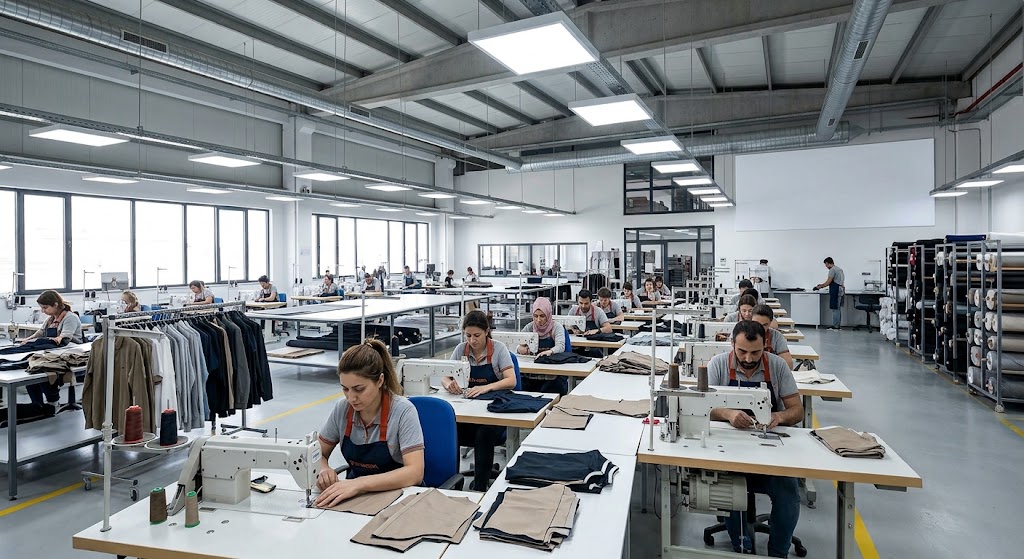 Yüksek Teknolojili Üretim Hattı